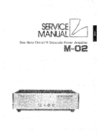 Luxman M-02-Service-Manual 